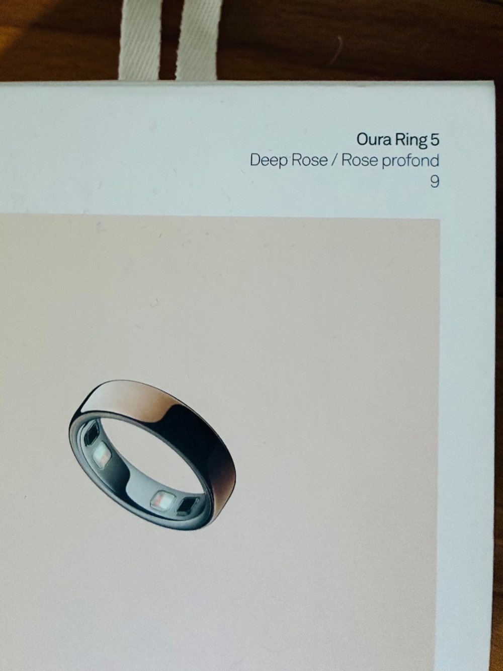 Oura ring gen 5 | deep rose gold | size 9